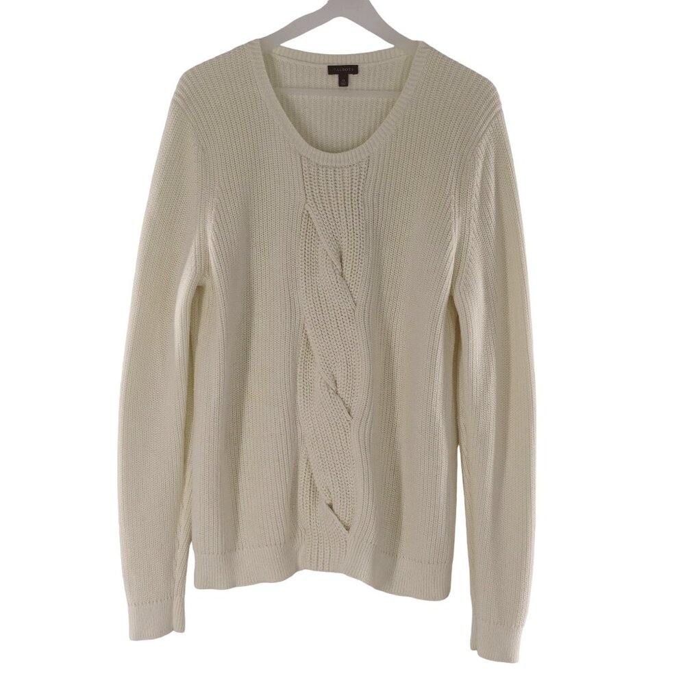 Talbots XL Knit Pullover Sweater long sleeve round neck